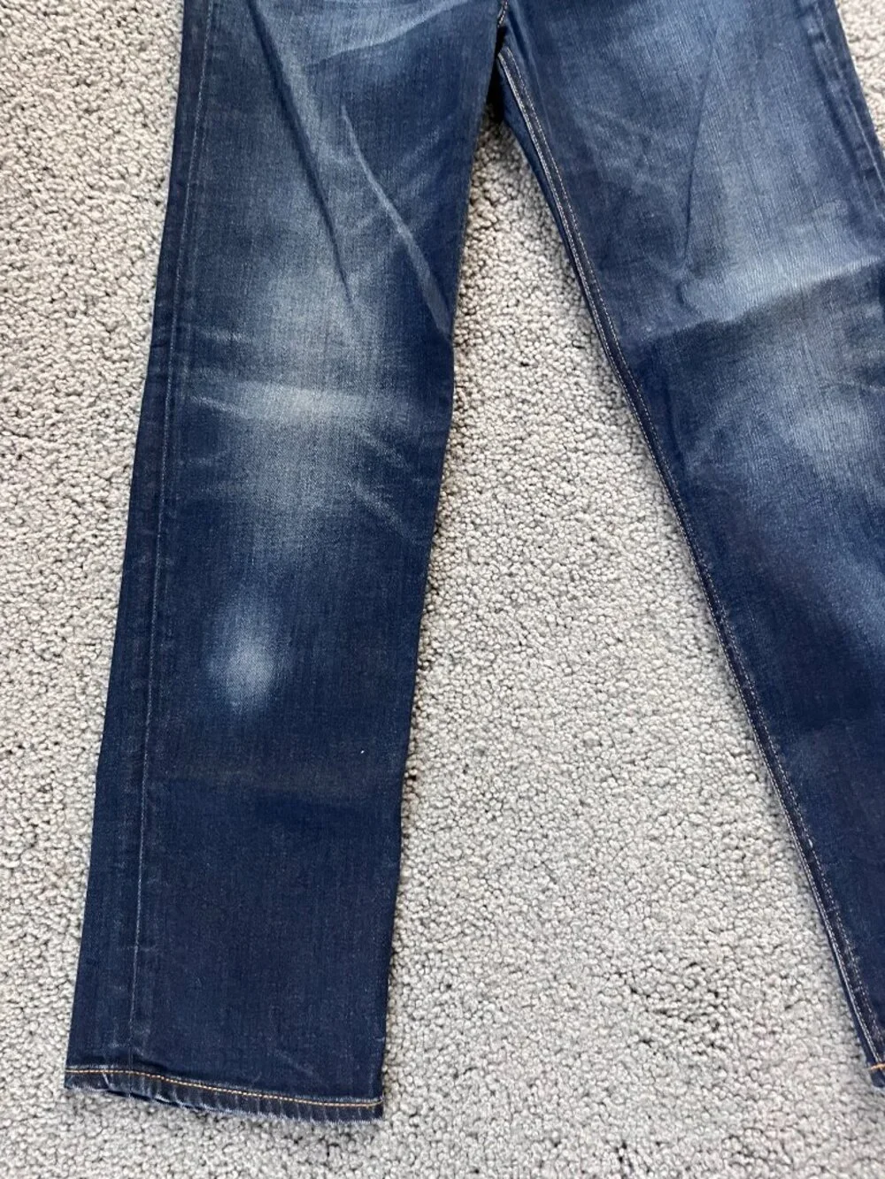 RAG & BONE MINA HIGH-RISE ANKLE CIGARETTE MEDIUM WASH BLUE JEANS - EUC  25